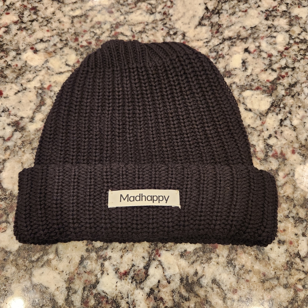 Madhappy Black Knit Beanie